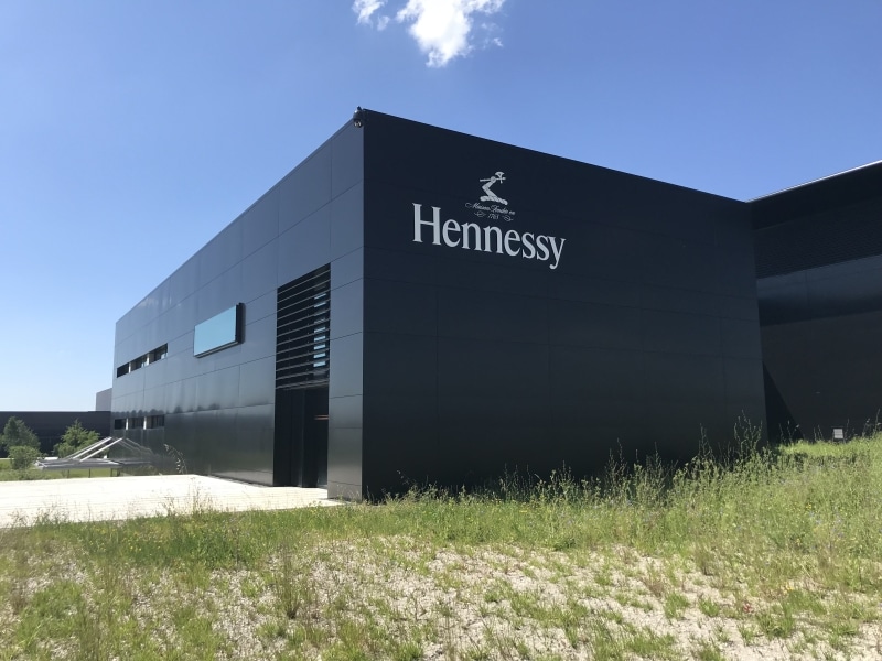 Usine d&rsquo;embouteillage Hennessy &agrave; cognac